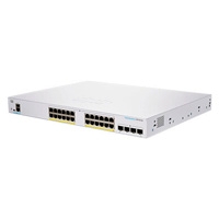 Switch Cisco Business Cbs, 24 Puertos 10, 100, 1000 Mbps, Administrable, 4 Puertos 10g Sfp, Poe