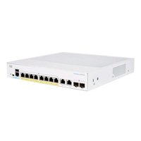 Switch Cisco Business Cbs, 8 Puertos 10, 100, 1000 2 Puertos Combinados Sfp, gigabit De Cobre, Smart (administraci?n B?sica), Poe
