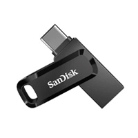 Memoria Sandisk Ultra Dual Drive Go Usb 128gb Tipo-c , Usb 3.1 Velocidad De Lectura 150mb, s Color Negro