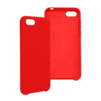 Funda Ghia De Silicon Color Rojo Con Mica Para Huawei Y5