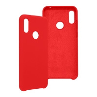Funda Ghia De Silicon Color Rojo Con Mica Para Huawei Y6s
