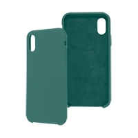 Funda Ghia De Silicon Color Verde Con Mica Para Iphone Xs, x