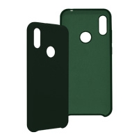 Funda Ghia De Silicon Color Verde Con Mica Para Huawei Y6s