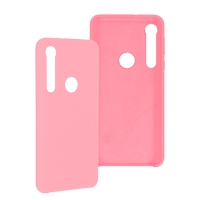 Funda Ghia De Silicon Color Rosa Para Motorola G8 Play