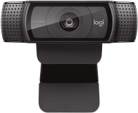 Cámara WEB Logitech C920, FullHD 1080p 30fps, 180º de Visión, 2 Micrófonos, USB WebCam