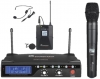 Set de 2 Micrófonos Inalámbricos Soundtrack Pro UHF, Frecuencias Variables, Solapa y Diadema