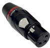 Jack XLR Canon Metálico Hi-Fi, para Señal e Instrumentos
