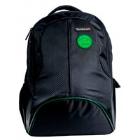 Mochila Back Pack Techzone Tzlboeco01 Eco 15.4 Color Negro Con Verde