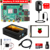 Kit Raspberry Pi 4 B 8GB con Pantalla Touch 3.5", Procesador QUAD Core@1.5GHz de 64-bits, Incluye Fuente, Gabinete, Disipador