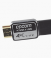 Cable Plano HDMI v2.0 4K, 3D, 10.2Gbps - 10m