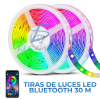 Tira de Luces LED RGB 5050, Control por App Bluetooth, 2 Rollos 15m, 30m