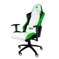 Silla Gamer Xbox By Techzone Pro Sx-00g6 Blanco Con Verde