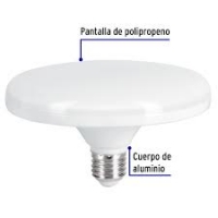 Lámpara de LED tipo OVNI 18 W luz cálida, en caja, Volteck