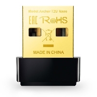 TARJETA DE RED USB TP-LINK ARCHER T2U DUAL BAND AC600 5GHZ 433MBPS 2.4GHZ 150MBPS 802.11AC/A/N/G/B TAMAÑO NANO