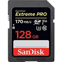 MEMORIA SANDISK 128GB SDXC EXTREM PRO UHS-I 170MB/S 4K V30 CLASE 10